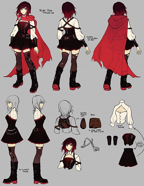 NEW RWBY Vol.4 Season 4 Ruby Rose Cosplay Shoes Boots,4 Ruby Rose...
