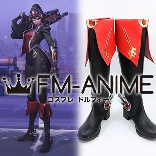Overwatch Widowmaker Huntress Skin Cosplay Shoes Boots