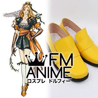 Castlevania: Symphony of the Night Maria Renard Cosplay Shoes (Yellow / Gold)