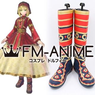 Fate/Extella Link Saber Nero Claudius: Emperor National Outfit Cosplay Shoes Boots