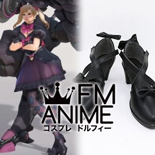 Overwatch D.Va Cat Girl Skin Black Cat Cosplay Shoes