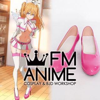2.5 Dimensional Seduction Lilliel Cosplay Shoes Pink High-Heel Shoes