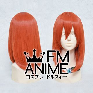 45cm Pageboy Smoky Orange Cosplay Wig