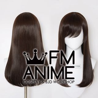 60cm Pageboy Black Mixed Brown Cosplay Wig