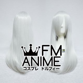 60cm Pageboy Silver White Cosplay Wig