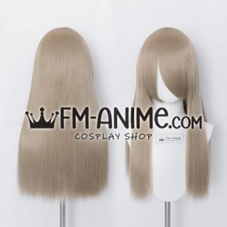 60cm Straight Wheat Brown Cosplay Wig