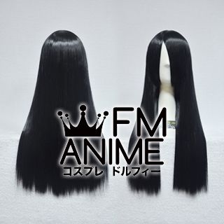60cm Straight Black Cosplay Wig