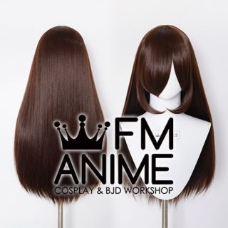 60cm Straight Dark Brown Cosplay Wig