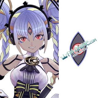 No Sleep For Kaname Date - From AI: The Somnium Files Akemi Forehead Eye Cosplay Temporary Tattoo Stickers