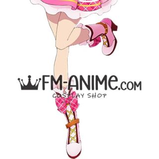 Aikatsu! Aine Yuki Link Coord Cosplay Shoes Boots