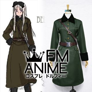 Axis Powers Hetalia Natalia Arlovskaya (Belarus) Military Uniform Cosplay Costume