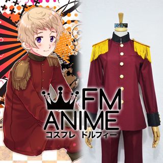 Axis Powers Hetalia Raivis Galante (Latvia) Military Uniform Cosplay Costume
