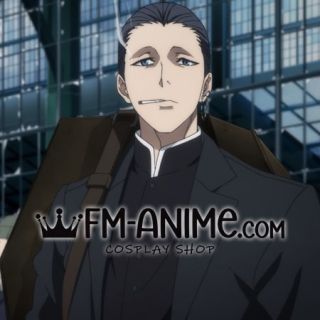 The Witch and The Beast Ashaf Gray Slicked Back Cosplay Wig