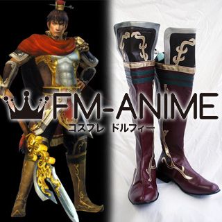 Dynasty Warriors 5 Sun Ce / Son Saku Cosplay Shoes Boots