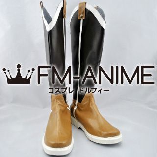 Puella Magi Madoka Magica Mami Tomoe Cosplay Shoes Boots (Light Brown)