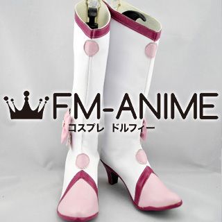 HeartCatch Pretty Cure! Cure Blossom Tsubomi Hanasaki Cosplay Shoes Boots