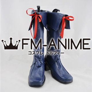 AKB0048 Cosplay Shoes Boots (Dark Blue)