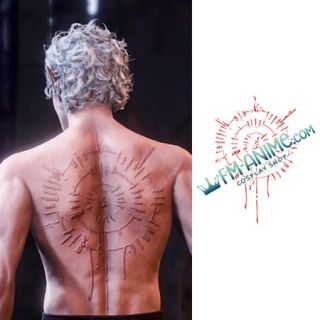 Baldur's Gate III Astarion Scars Cosplay Temporary Tattoo Stickers