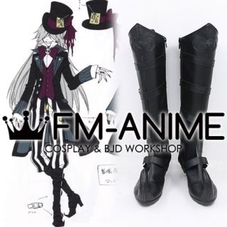 Black Butler Undertaker Mad Hatter Cosplay Shoes Boots