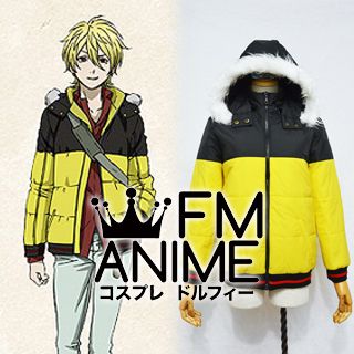 Blast of Tempest Mahiro Fuwa Cosplay Costume (Down Coat)