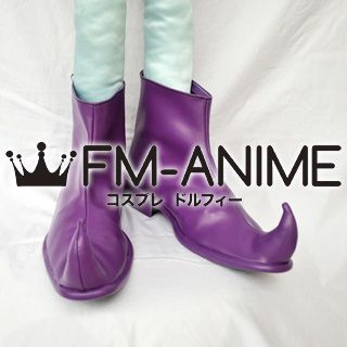 HxH Hisoka Jester Purple Cosplay Shoes Boots