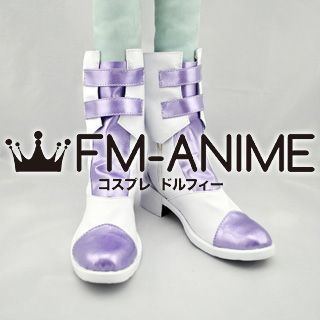 Final Fantasy XIII-2 Serah Farron Cosplay Shoes Boots (Light Purple)