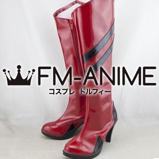 Neon Genesis Evangelion Asuka Langley Soryu Racing Cosplay Shoes Boots