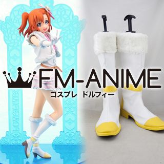 Love Live! Honoka Kousaka Snow Halation Cosplay Shoes Boots