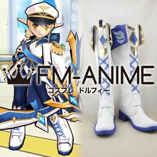 Elsword Rena Hamel Navy Officer Cosplay Shoes Boots