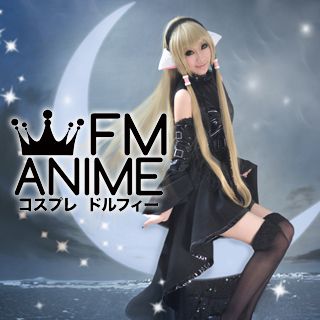Chobits Freya Black Lolita Dress Cosplay Costume (CH.17)
