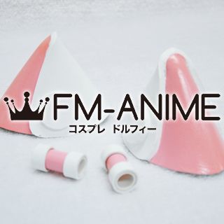Chobits Chii Freya Pink White Ears Headdress Cosplay Accessories Props
