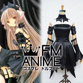 Chobits Freya Black Lolita Cosplay Costume (CH.25)