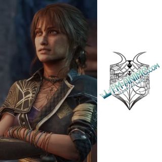 Clair Obscur: Expedition 33 Sciel Cosplay Temporary Tattoo Stickers