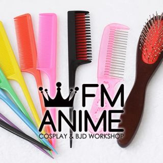 Plastic Comb / Teasing Comb / Steel Comb / Wood Steel Brush Cosplay Wig Care Accessories