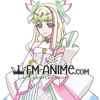 Kimi to Idol Pretty Cure Purirun Cure Zukyoon Cosplay Wig