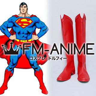 DC Comics Superman Red Cosplay Shoes Boots