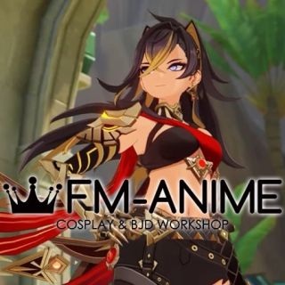 Genshin Impact Dehya Cosplay Wig