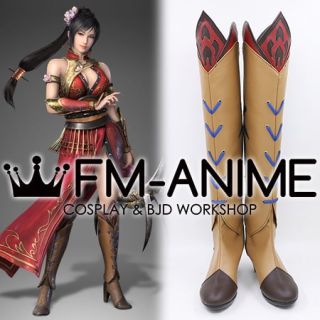 Dynasty Warriors 9 Lianshi Cosplay Shoes Boots