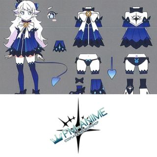 Elsword Luciela Lu R. Sourcream Demons Cosplay Tattoo Stickers