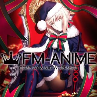 Fate/Grand Order Artoria Pendragon Santa Alter Saber Christmas Xmas Cosplay Costume