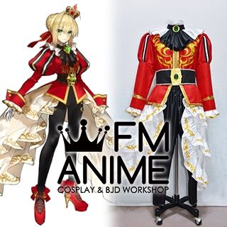 Fate/Extella Link Nero Claudius Red Saber Crimson Noble 紅の貴公子 Cosplay Costume