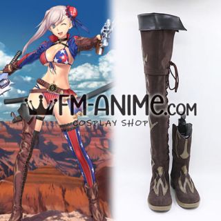 Fate/Grand Order Miyamoto Musashi Berserker Cosplay Shoes Boots