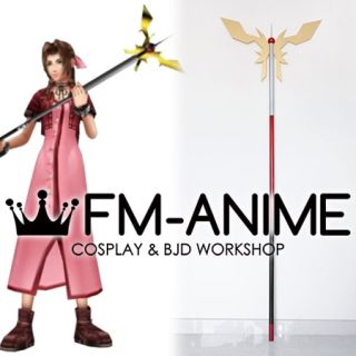 Final Fantasy VII Aerith Gainsborough Princess Guard Staff Cosplay Prop