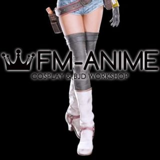 Final Fantasy XV Cindy Aurum White Cosplay Shoes Boots