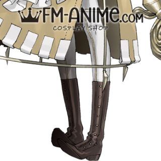 Fire Emblem Awakening Lissa Brown Cosplay Shoes Boots