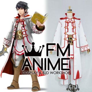 Fire Emblem Awakening / Super Smash Bros. 4 Robin White Mage Cosplay Costume