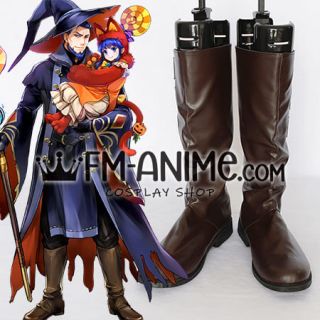 Fire Emblem Heroes Hector Dressed-Up Duo Halloween Cosplay Shoes Boots