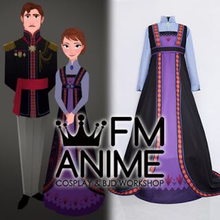 Frozen Queen Iduna Mom of Elsa and Anna Dress Cosplay Costume