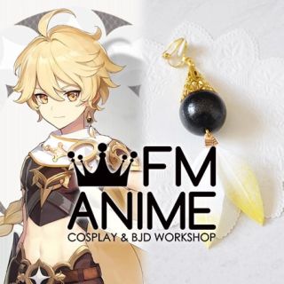 Genshin Impact Aether Male Traveler Earring Cosplay Accessory – FM-Anime
