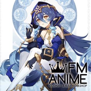 Genshin Impact Layla Cosplay Wig